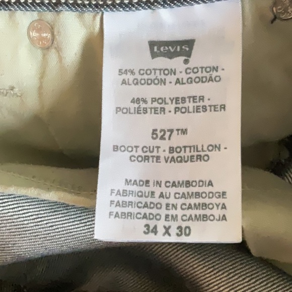 Levi's Men's Dark Gray Straight Jeans 527 - Picture 11 of 11